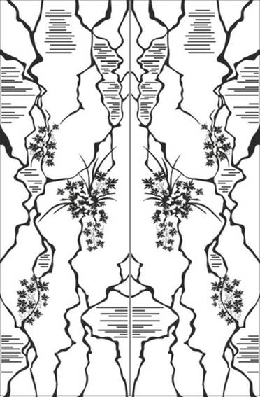 Рисунок на шкаф-купе R3054