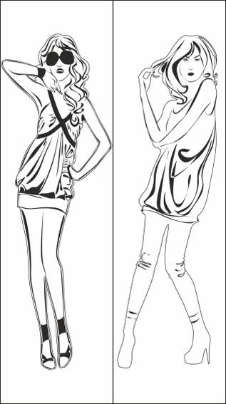 Рисунок на шкаф-купе R3244