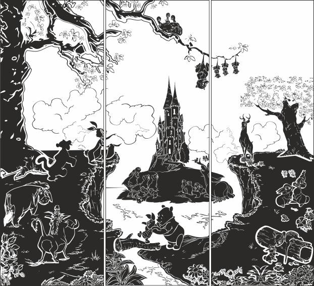 Рисунок на шкаф-купе R3253