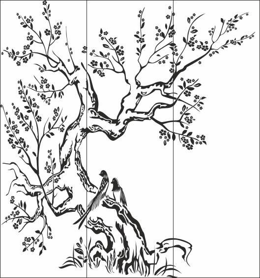 Рисунок на шкаф-купе R3367