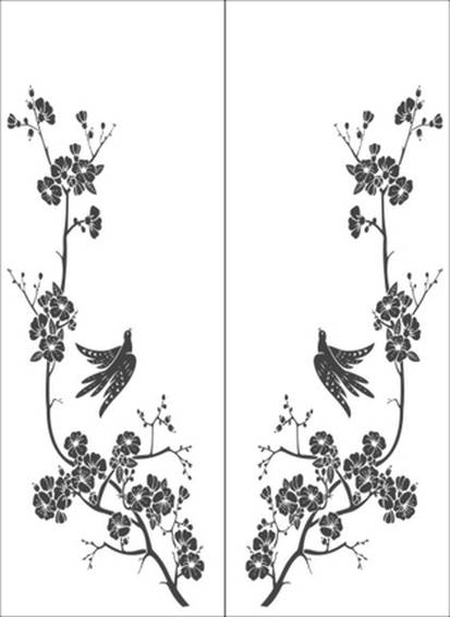 Рисунок на шкаф-купе R3673