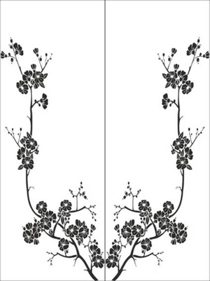 Рисунок на шкаф-купе R3676