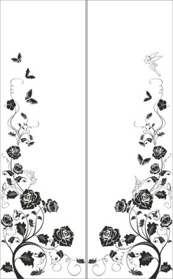 Рисунок на шкаф-купе R4052
