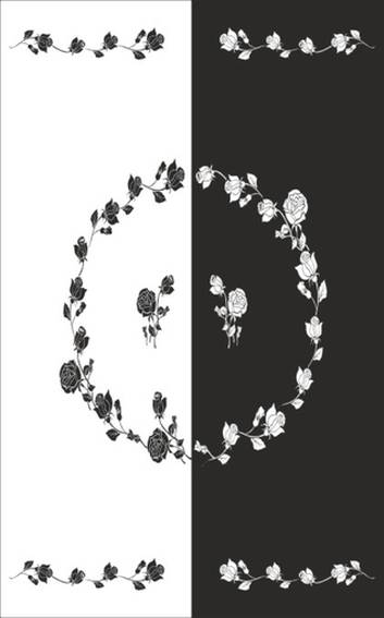 Рисунок на шкаф-купе R4061
