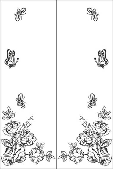 Рисунок на шкаф-купе R4071