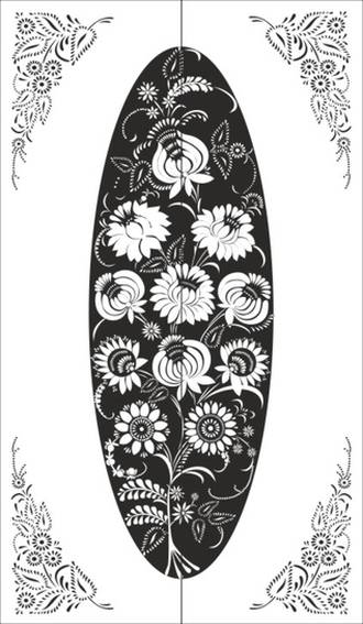 Рисунок на шкаф-купе R4080