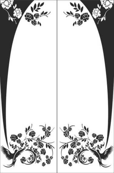 Рисунок на шкаф-купе R4160