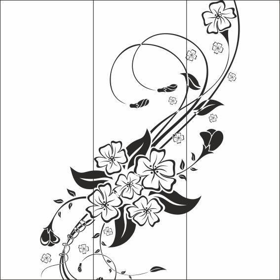 Рисунок на шкаф-купе R4210