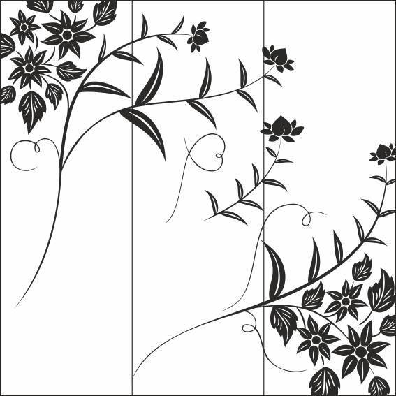 Рисунок на шкаф-купе R4348