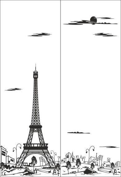 Рисунок на шкаф-купе R4440