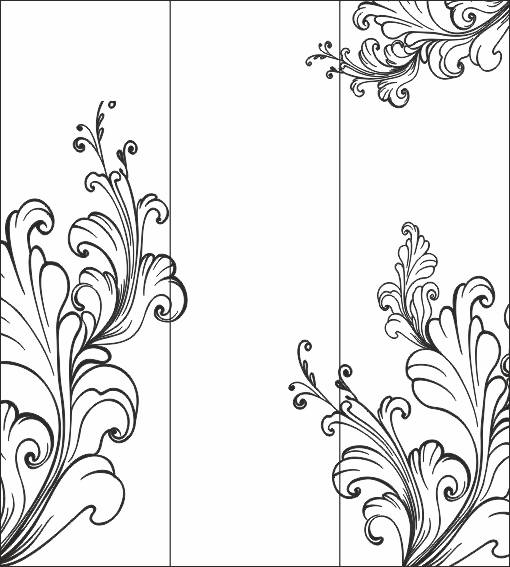 Рисунок на шкаф-купе R4663