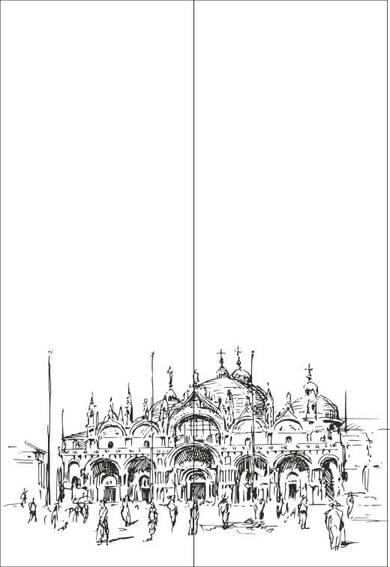 Рисунок на шкаф-купе R4904