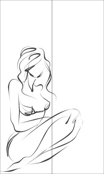 Рисунок на шкаф-купе R5268