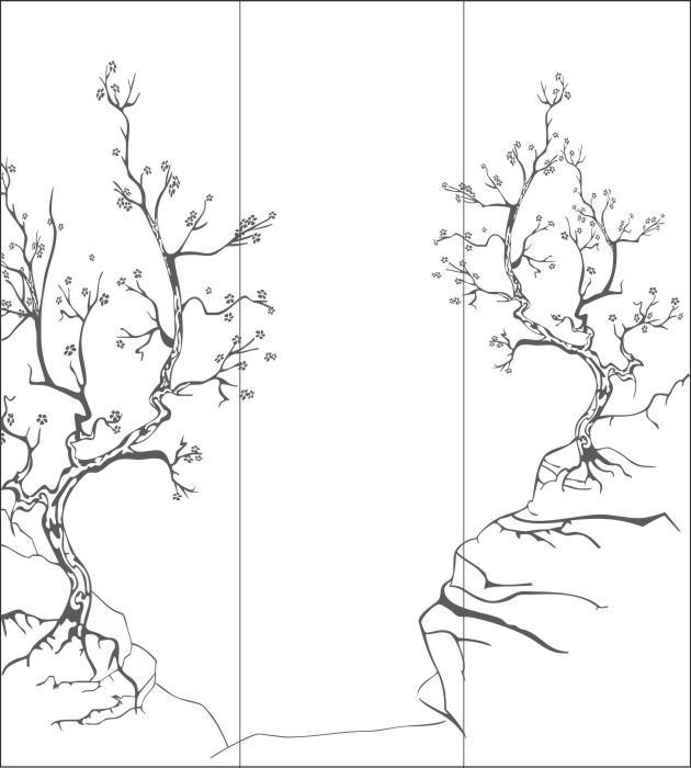 Рисунок на шкаф-купе R5743