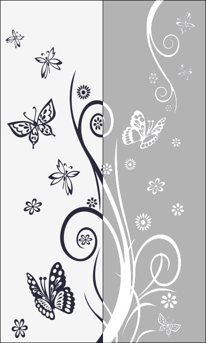 Рисунок на шкаф-купе R6609