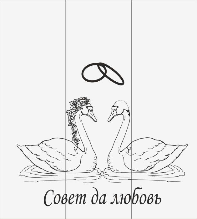 Рисунок на шкаф-купе R7272