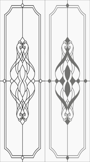 Рисунок на шкаф-купе R7774